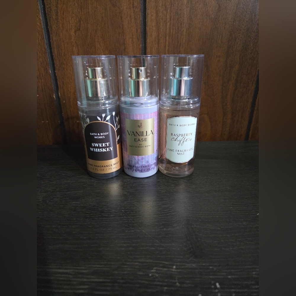 Bath & Body Works Fragrance Mist Trio